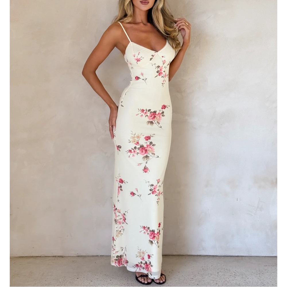 Tiger Mist Julianna Dress in Yellow Floral